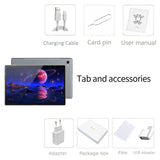 10.1 Inch Android Tablets Google Play Octa Core 6GB RAM 128GB ROM Dual SIM 4G LTE Phone Call Bluetooth WiFi GPS