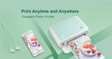 Color Photo Printer Portable Wireless USB Bluetooth 300DPI
