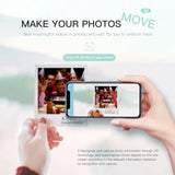 Color Photo Printer Portable Wireless USB Bluetooth 300DPI