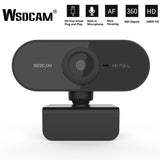 HD 1080P Webcam Mini Computer PC with Microphone Rotatable Camera for Live Broadcast Video Calling