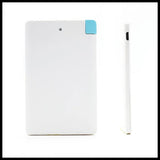 Card Shape Super Mini Portable 2500mAh Power Bank