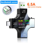6.5A USB/Type-C Tester Digital Voltmeter & Power Bank Charger Capacity Meter