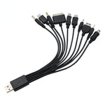 New 1pcs 10 In 1 Micro USB Multi Charger