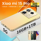 15 Pro Smartphone 7.3 inch Full Screen 4G 5G 8000mAh 32GB RAM+2TB ROM