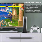Game Station 5 Video Console 200 Games Wired Two Controllers