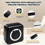 Portable Mini Thermal Printer Wireless BT 203dpi Photo Label Memo