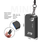 NEW 2TB Mini 3.0 USB Flash Drive Waterproof