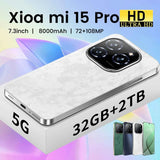 15 Pro Smartphone 7.3 inch Full Screen 4G 5G 8000mAh 32GB RAM+2TB ROM