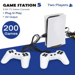 Game Station 5 Video Console 200 Games Wired Two Controllers