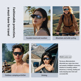 2025 New Smart Glasses AI Translation Bluetooth Integrated Headset Sunglasses Anti-ultraviolet