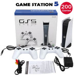 Game Station 5 Video Console 200 Games Wired Two Controllers