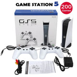 Game Station 5 Video Console 200 Games Wired Two Controllers