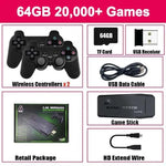 Video Game Console Built-in 20000 Games Wireless Controller