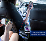 Baseus 4 in 1 USB Charging Cable - Lightning, Type C, and Mini USB