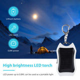 Solar Emergency Power Bank USB 950mAH Fast Charging with 3 LED Light