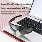 2025 New Smart Glasses AI Translation Bluetooth Integrated Headset Sunglasses Anti-ultraviolet
