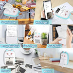 Mini Portable Bluetooth Thermal Printer BT 200dpi Photo Label Memo