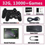 Video Game Console Built-in 20000 Games Wireless Controller
