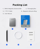ORICO Magnetic Portable External SSD for iPhone