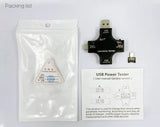 6.5A USB/Type-C Tester Digital Voltmeter & Power Bank Charger Capacity Meter