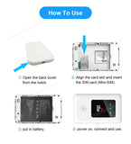 4G Router Wireless LTE WIFI Modem Pocket Hotspot Up To 10 WIFI Users