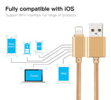 NOHON Apple USB Charging Data Cable For iPhone X 7 6 8 6S 5S Plus XS MAX XR For iPad Mini IOS 12 8 Pin Fast Charge Cables 1M