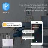 Home Kit Smart Plug Outlet Socket Work with Apple Home APP Alexa/Google Assistant 2.4GHz