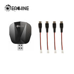 Original Eachine E520 E520S RC Drone Quadcopter Spare Parts 4-IN-1 USB Charger Charging Box with 4Pcs Android Adapter Cable