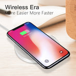 Olaf QI Wireless Charger Fast For iPhone XS Max XR Phone LED USB Charging For Samsung Galaxy S8 S9