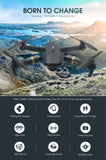 Eachine E58 WIFI FPV With True 720P/1080P Wide Angle HD Camera High Hold Mode Foldable Arm RC Drone Quadcopter RTF VS S9HW M69