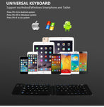 AVATTO Bluetooth Folding Wireless Keyboard For IOS/Android/Windows ipad Tablet phone