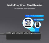 Multi USB Hub 3.0 USB Splitter High Speed 3 6 Ports 2.0 TF SD Card Reader All In One For PC