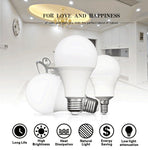 10pcs LED Bulb Lamps E27 AC220V 240V White Light Bulbs