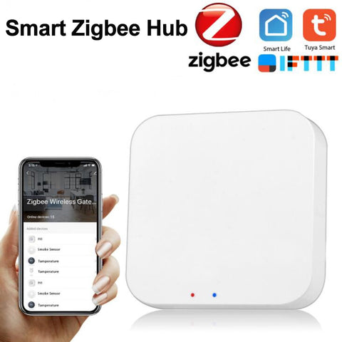 Bridge Smart Home Zigbee Gateway Hub Remote Control Devices Via Smart Life APP Works with Alexa Google Home