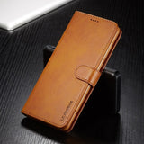 Leather Case for Samsung Galaxy Wallet Flip Phone Cover