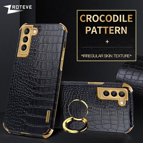 Phone Case Crocodile Pattern For Samsung Galaxy