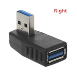 90 Degree Left Right Angled USB 3.0 A Male To Female Adapter Connector For Laptop PC  Z07