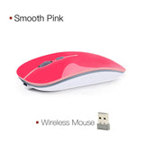 Bluetooth Mouse Wireless Silent PC Rechargeable Ergonomic  2.4Ghz USB Optical For Laptop PC
