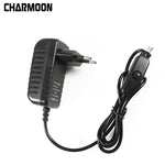 5V 3A Power Supply Charger AC Adapter Micro USB Cable with Power On/Off Switch For Raspberry Pi 3 banana  pi pro Model B B+ Plus
